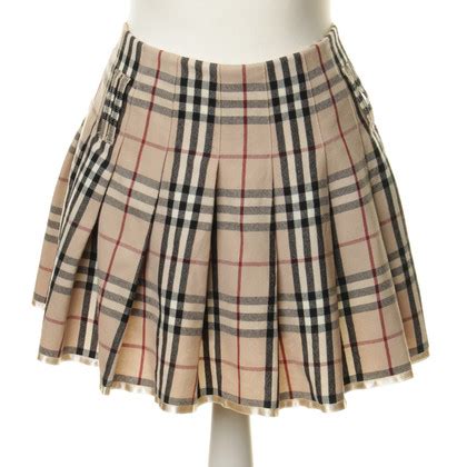 burberry golf yellow plaid skirt|burberry pleated skirts women's.